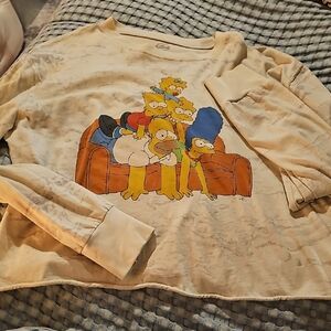 Simpsons Graphic Crop Top